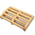 Ultimate Wooden Foot Massage Roller for Pain Relief & Relaxation - Say Goodbye to Fatigue and Plantar Fasciitis!