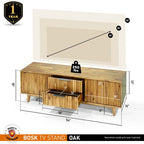 Bosk Wood Fluted TV Stand