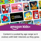 Amazon Fire HD 10 Kids Pro Tablet, Ages 6-12. Bright 10.1" HD Screen, Includes Ad-Free Content, Robust Parental Controls, 13-Hr Battery and Slim Case for Older Kids, 32 GB, Happy Day