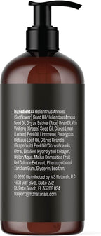 Firming Body Massage Oil with Collagen & Stem Cell – Helps Smooth the Appearance of Cellulite & Improve Skin Texture – Refreshing Aromatherapy Body Oil for Legs & Full Body – 16 Fl Oz