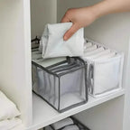 11 Grid Sock Underwear Storage Box Mesh Closet Organizer