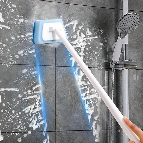 7-Piece Set: Detachable Cleaning Brush with 7 Sponges for Bathtub, Tile, Floor & Window