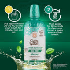 Gurunanda Fresh Breath Mouthwash, Ada-Accepted, Alcohol & Fluoride-Free, Sodium Chlorite, Essential Oils & Vitamins, 12-Hrs Fresh Breath, Wild Mint, 33.8 Oz