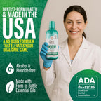 Gurunanda Fresh Breath Mouthwash, Ada-Accepted, Alcohol & Fluoride-Free, Sodium Chlorite, Essential Oils & Vitamins, 12-Hrs Fresh Breath, Wild Mint, 33.8 Oz