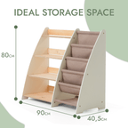 2in1 Montessori Shelf for Books and Toys
