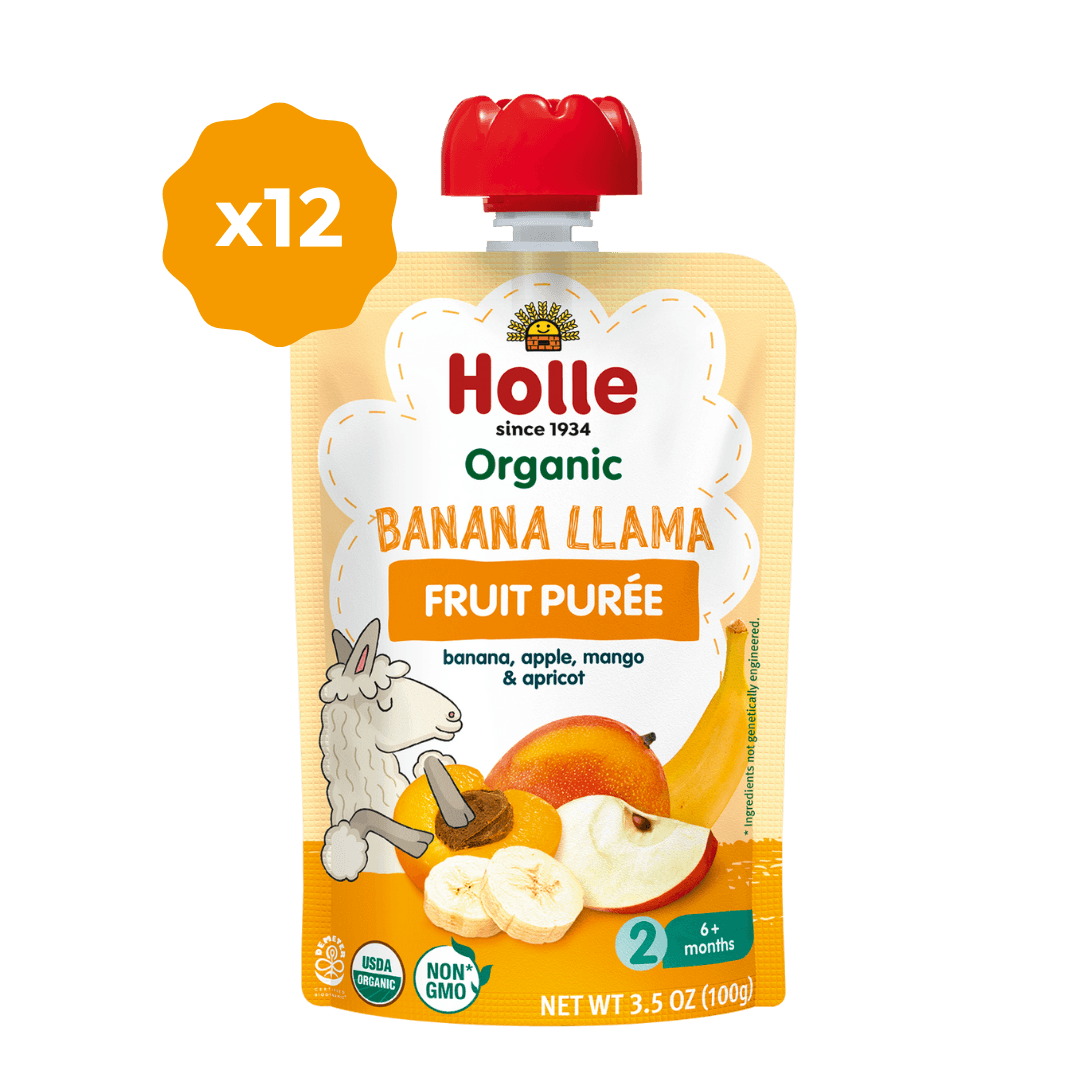 Holle Organic Banana Llama - Fruit Purée Pouches
