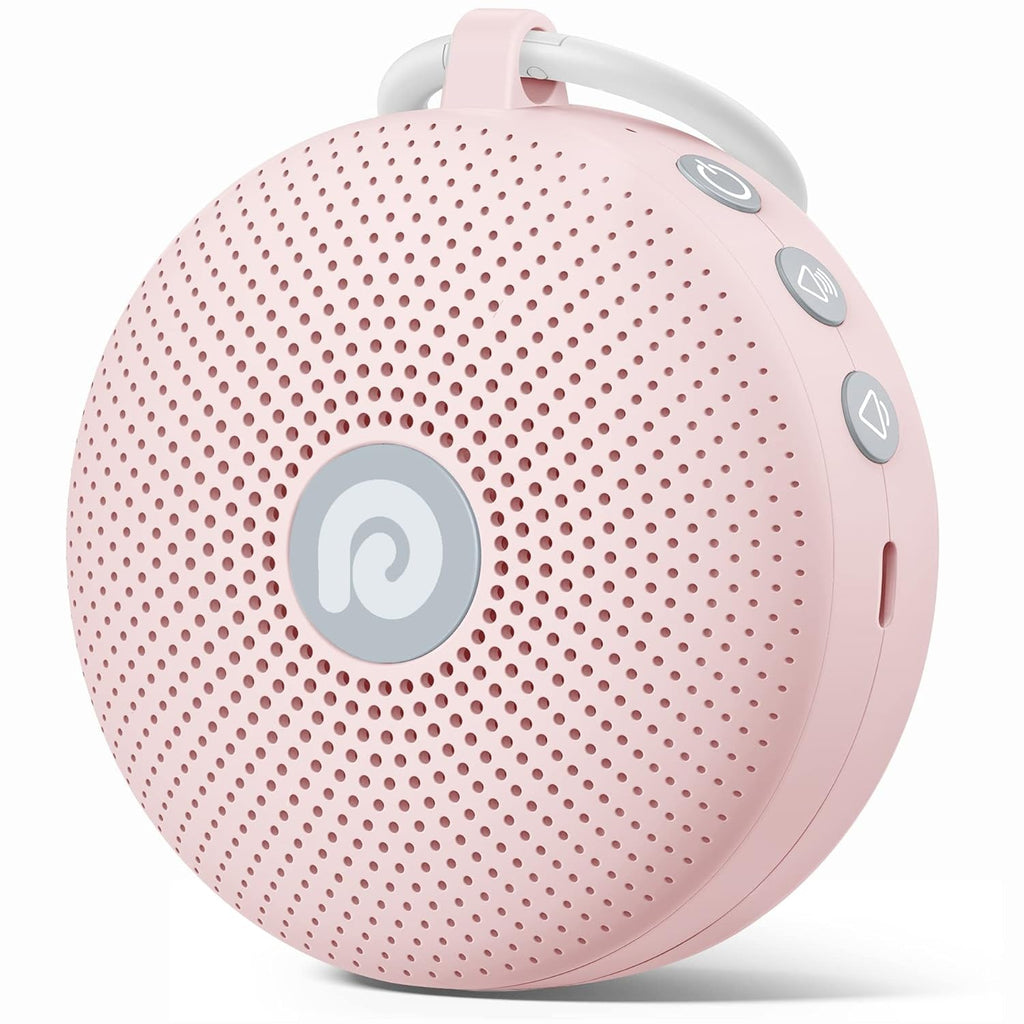 Dreamegg Portable Noise Machine for Baby Adult, Features Powerful Battery, 21 Soothing Sound, Noise Canceling for Office & Sleeping, Sound Therapy for Home, Travel, Registry Gift, Classic White