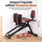 WARMOUNTS Hip Abductor Machine Glute & Thigh Trainer for Women -Adjustable Resistance Band, 300Lbs Weight Capacity for Home Gym