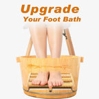 Ultimate Wooden Foot Massage Roller for Pain Relief & Relaxation - Say Goodbye to Fatigue and Plantar Fasciitis!
