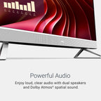 Dell 24 All-In-One Desktop Ec24250-23.8-Inch FHD Display, Intel Core 3 Processor 100U, Intel Graphics, 8GB DDR5 RAM, 512GB SSD, Windows 11 Home, Onsite Service+6 Months Retail Migrate - White