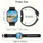 Smart Watch Wireless Talking Dialing Multi-Sport Mode Call Reminder SMS Message Reminders HD Screen Alloy Charging Pink Rechargeable Wearable USB Compatible