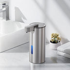 Automatic Soap Dispenser Touchless, Stainless Steel 11.5 Oz 3 Levels Adjustable Hand Soap Dispenser with Rechargeable Sensor Pump for Kitchen & Bathroom Liquid Soap