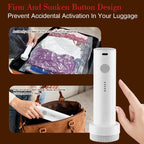 【2026 Upgraded】X7 Cordless Travel Vacuum Storage Compression Bag Set with Rechargeable Air Pump 9/15 Pack Waterproof & Reusable Compression Packing Bags for 2 Size,140L/Min Powerful Air Removal，Perfect for Carry-On Suitcases,