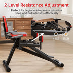 WARMOUNTS Hip Abductor Machine Glute & Thigh Trainer for Women -Adjustable Resistance Band, 300Lbs Weight Capacity for Home Gym
