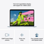 Apple 2026 Macbook Air 13-Inch Laptop with M5 Chip: Built for AI, 13.6-Inch Liquid Retina Display, 16GB Unified Memory, 512GB SSD, 12MP Center Stage Camera, Touch ID, Wi-Fi 7; Sky Blue