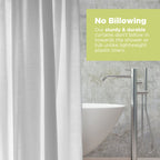 Organic Cotton Shower Curtain – Bath, Tub + Stall Sizes