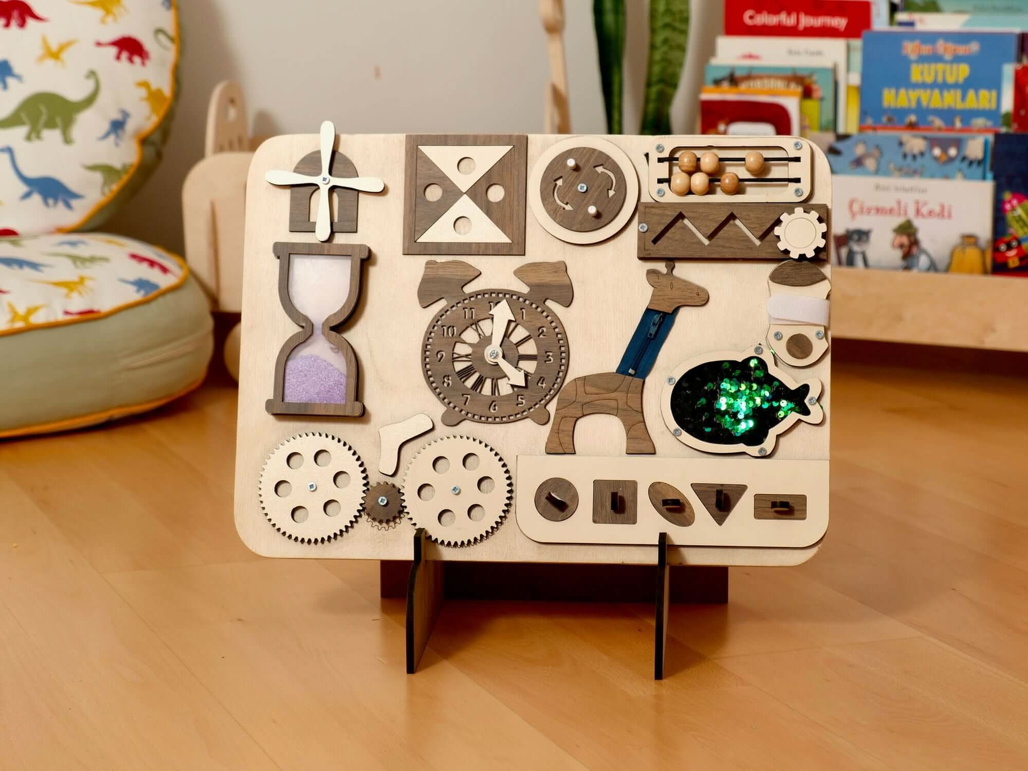 Wooden Busy Board