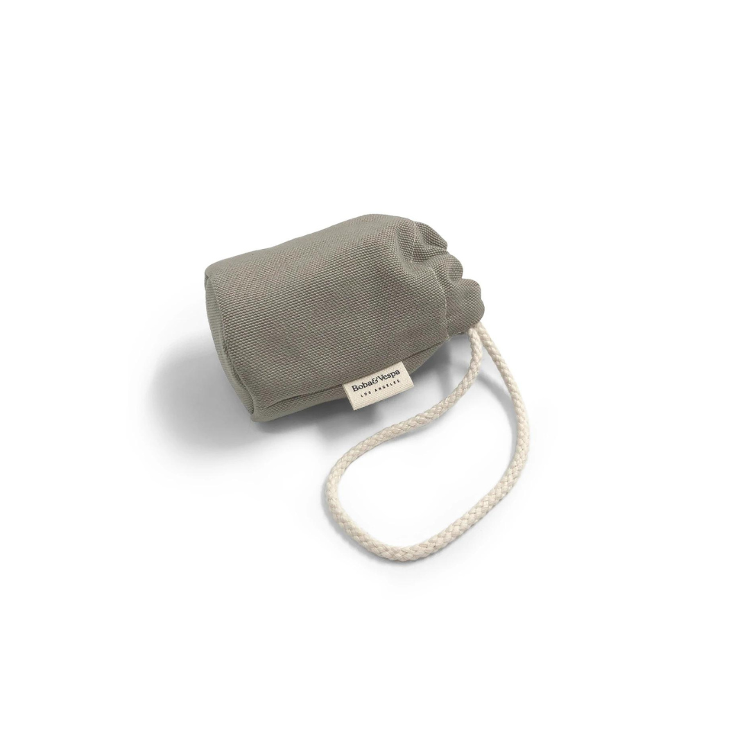 Cloth Dog Poop Bag Holder in Cotton Canvas | Boba & Vespa