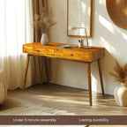 Lagom 48 Inches Solid Wood Desk