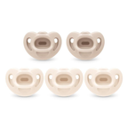 Timeless Comfy Pacifier | 100% Silicone, One-Piece Design | Bpa-Free, Gentle on Baby’s Skin | 5-Pack, for 0-6M