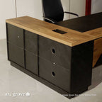 Linton · Modern L-Shaped Executive Desk