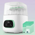 Baby Bottle Washer,Sterilizer and Dryer,Effortless All-In-One Cleaning Mashine,Large Capacity for Bottles,Pump Parts & Baby Essentials, Free Your Hands and save Time