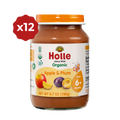 Holle Organic Baby Food Jar - Apple & Plum - 12 Jars