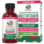 Maryruth'S Travel Pack Liquid Multivitamin + Hair Growth with Clinically Tested Lustriva - Thicker Hair - Reduce Wrinkles & Fine Lines - 1 Fl Oz
