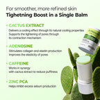 [Dr.Melaxin Official] CACTOX PORE RELIEF MULTI BALM with Cactus Cooling Reduce Puffiness & Pore Tightening for Visible Pore Care Skin Repair