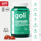 Goli Ultimate Power Wellness Trio: 3-in-1 Gummies for Stress Relief, Gut Health & Immune Support - Vegan, Gluten-Free & Non-GMO!