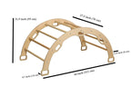 Climbing Arch / Rocker with Star Pattern Pillow