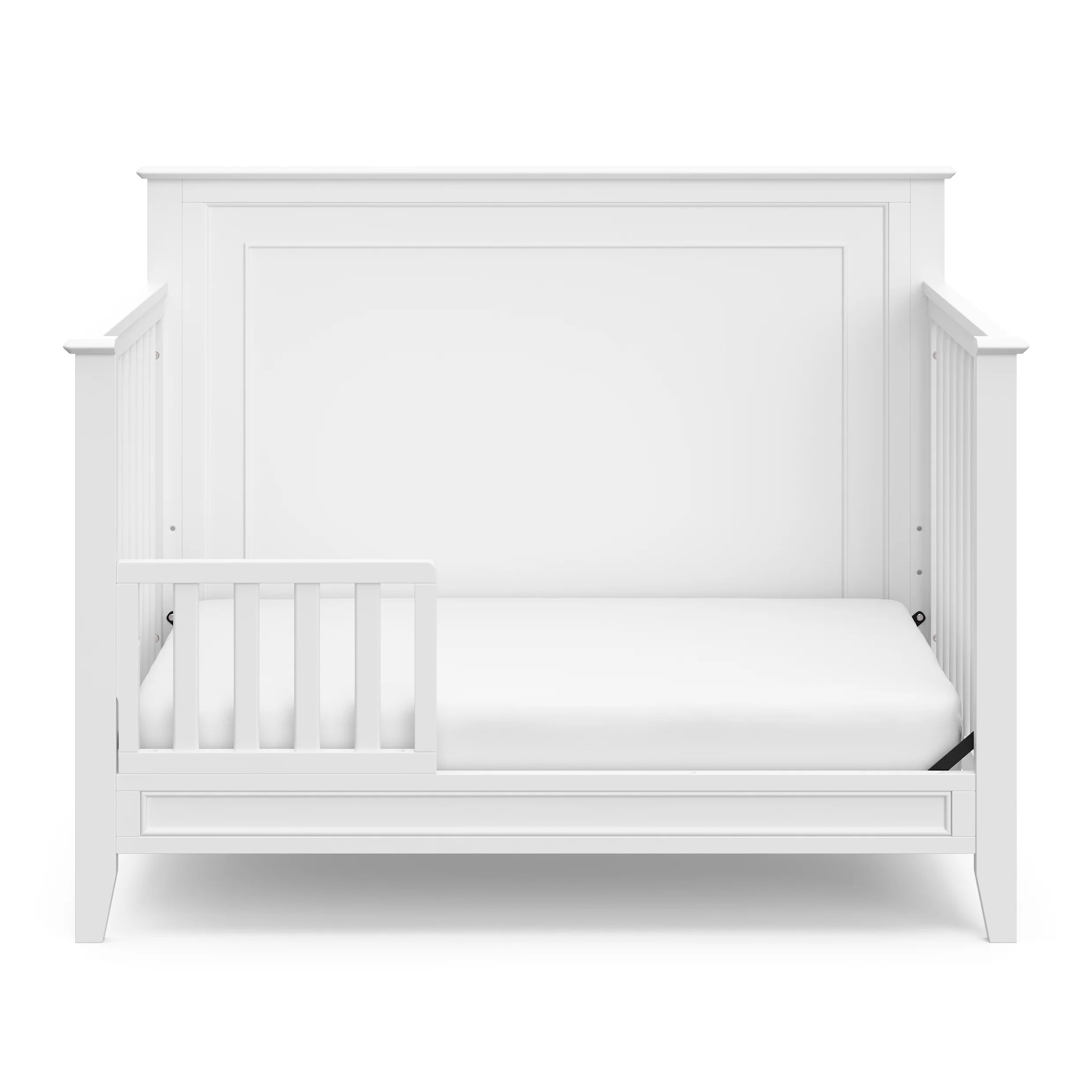 Solstice 5-In-1 Convertible Baby Crib, White