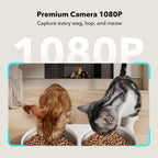 PETLIBRO Automatic Cat Feeder with Camera for Two Cats, 1080P HD Video with Night Vision, 5G Wifi Pet Feeder with Phone APP Control, 2-Way Audio for Cat & Dog, Low Food & Motion & Sound Alerts