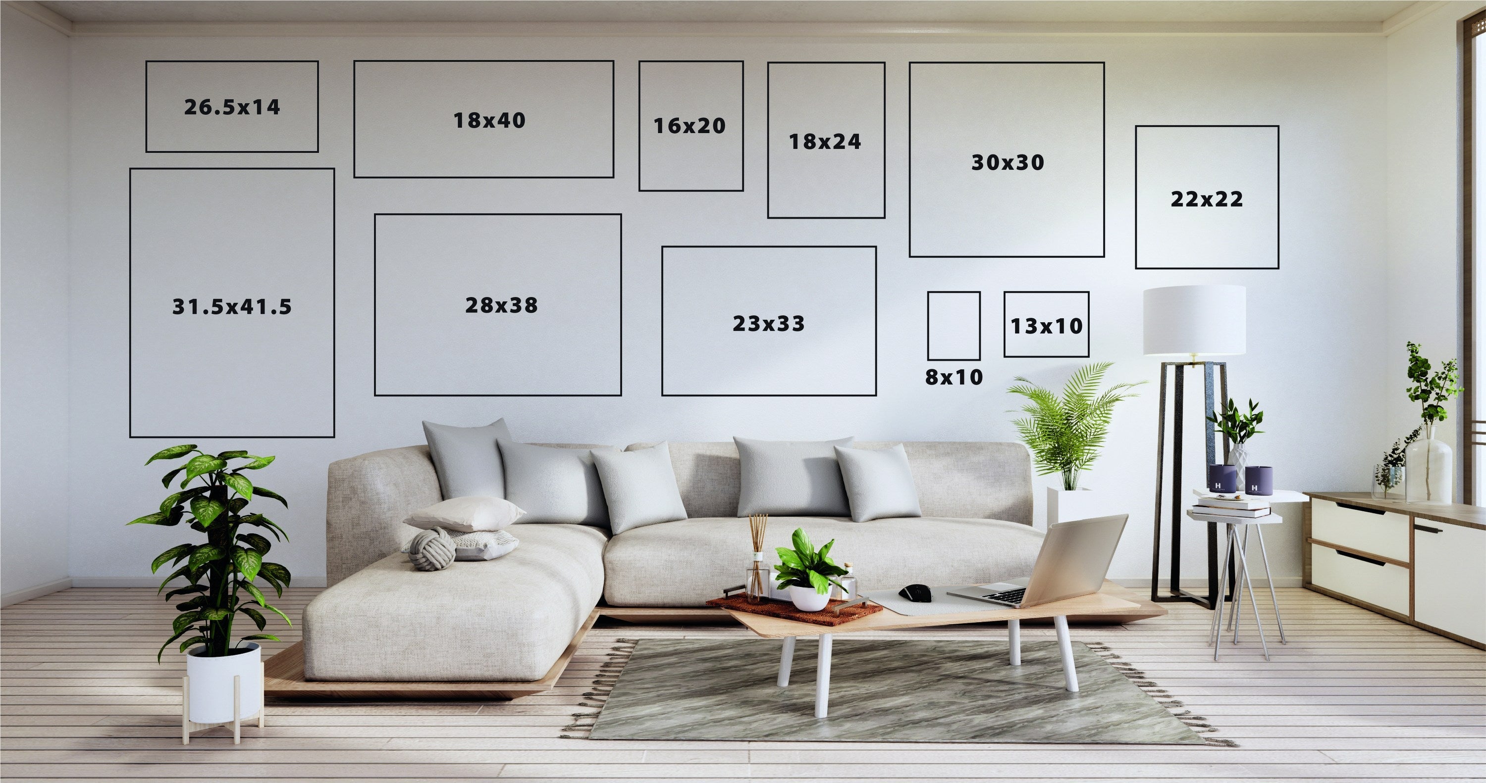 Sylvie Whispers of the Hills 1 and 2 Framed Canvas Art Set by Nikita Jariwala