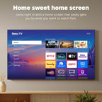 Roku Smart TV 2025 – 43-Inch Select Series, 4K HDR TV – tv with Enhanced Voice Remote – Flat Screen LED Television with Wi-Fi for Streaming Live Local News, Sports, Family Entertainment