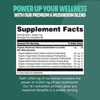 Organic Mushroom Extract Powder Blend