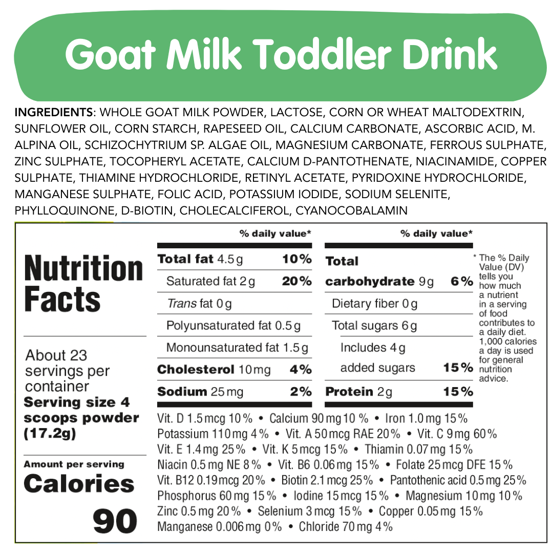 Holle Goat Milk Toddler Drink 6-Tin Bundle