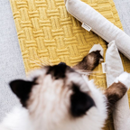 Hemp & Cotton Cat Kicker Toy for Bunny Kicks | Boba & Vespa