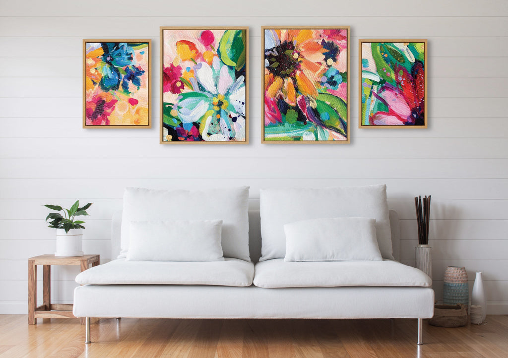 Sylvie Wild Growth Framed Canvas Art Set by Rachel Christopoulos