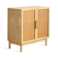 Ori Rattan Accent Floor Cabinet
