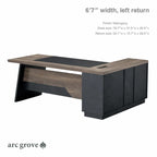 Linton · Modern L-Shaped Executive Desk