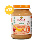 Holle Organic Baby Food Jar - Mixed Fruit with Muesli - 12 Jars