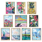 Sylvie Wild Growth Framed Canvas Art Set by Rachel Christopoulos