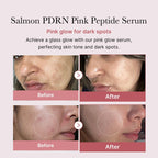 PDRN Pink Peptide Brightening Glow Serum 30ml - Collagen Hydrating & Firming Essence for Radiant Skin | Moisturizing Anti Dullness Facial Serum