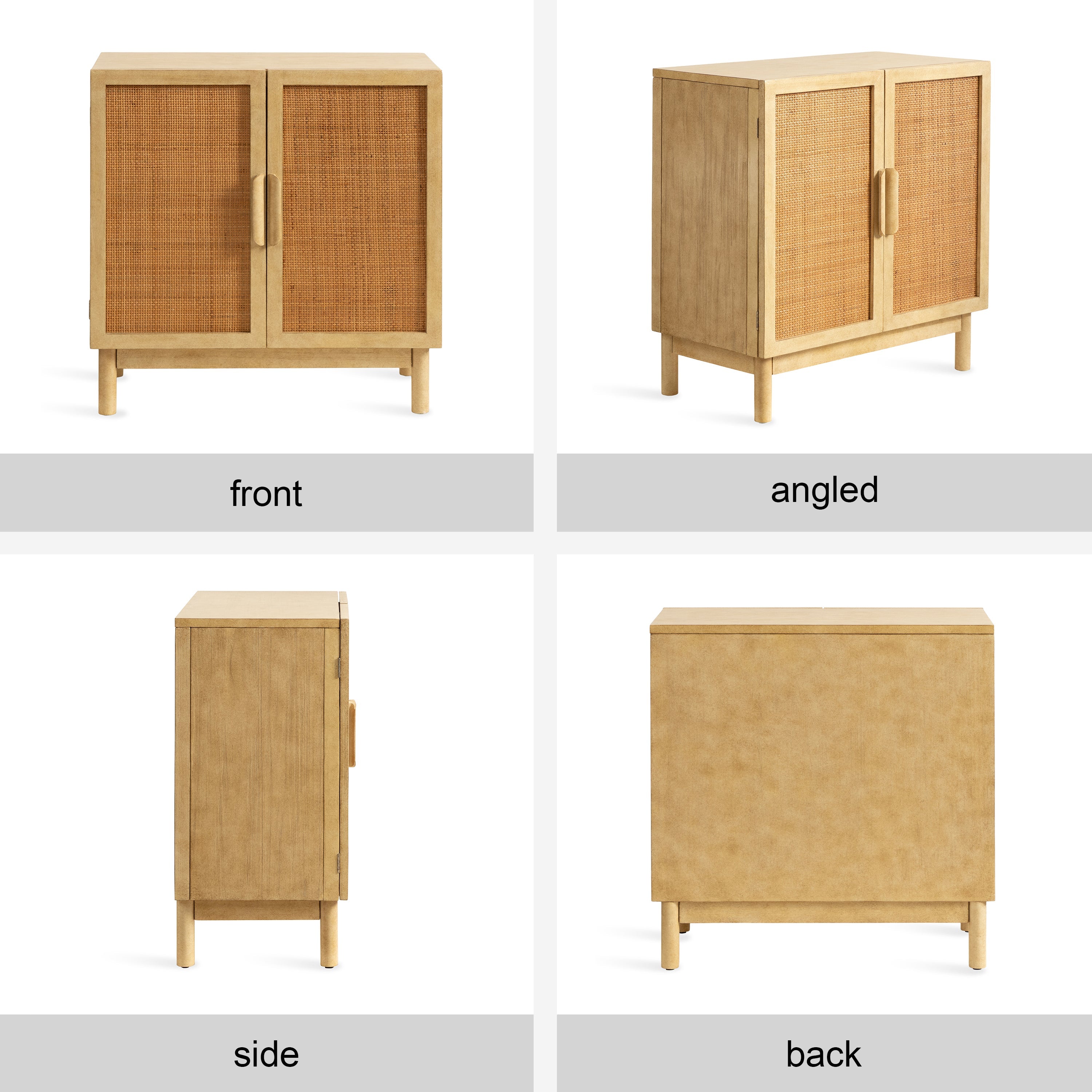 Ori Rattan Accent Floor Cabinet