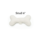 Plush Hemp Dog Toy Bone for Gentle Chewers | Boba & Vespa