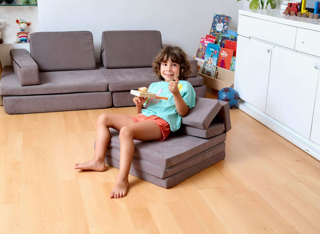Transformable Kids Play Mat Couch: Soft, Durable, Easy-Clean Delight