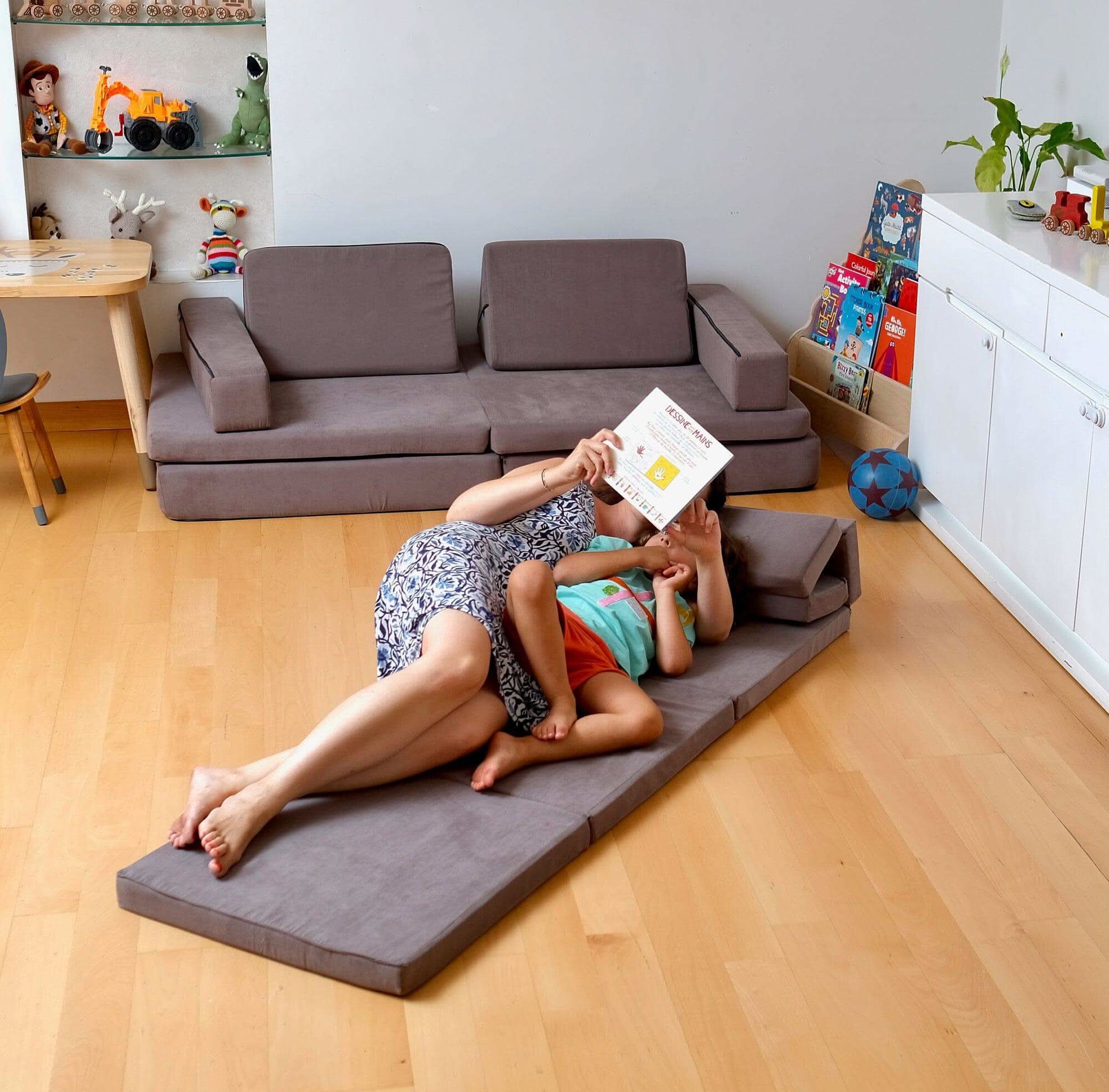 Transformable Kids Play Mat Couch: Soft, Durable, Easy-Clean Delight