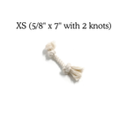 100% Organic Cotton Rope Dog Toy - 5 Sizes | Boba & Vespa