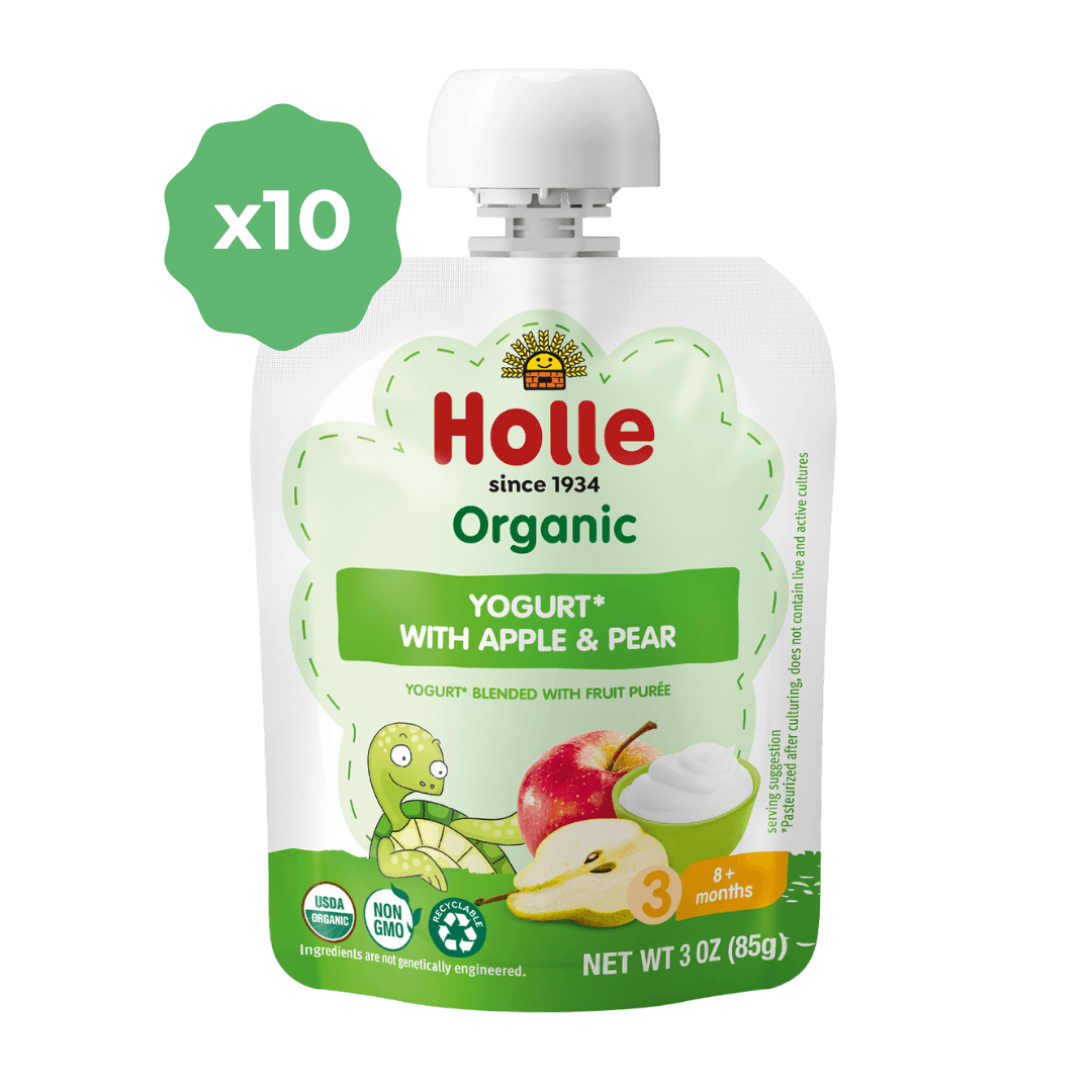 Holle Organic Apple & Pear Yogurt Pouches